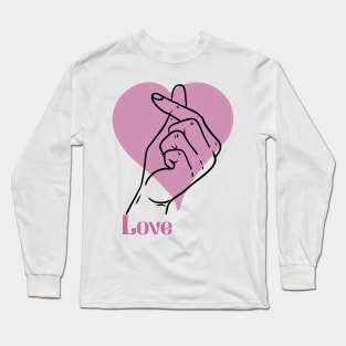 Love hand sign Long Sleeve T-Shirt